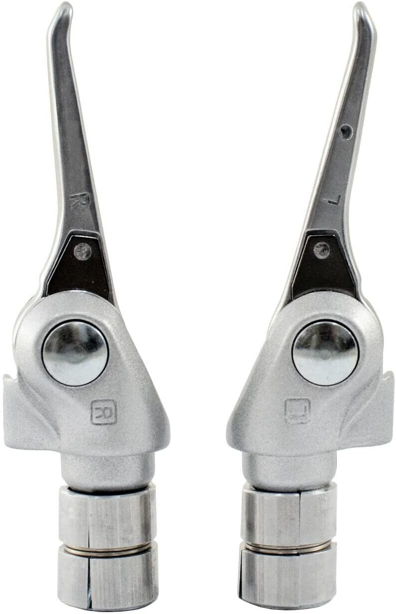 Dia-COMPE BAR END Control Silver Shift Lever Shifters Pair for 8/9/10 Speed