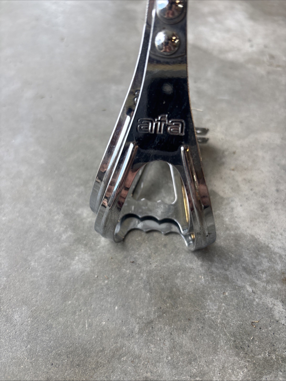 CHRISTOPHE SPECIAL AFA Brevete France Ale Italy TOE CLIPS 3 Pair
