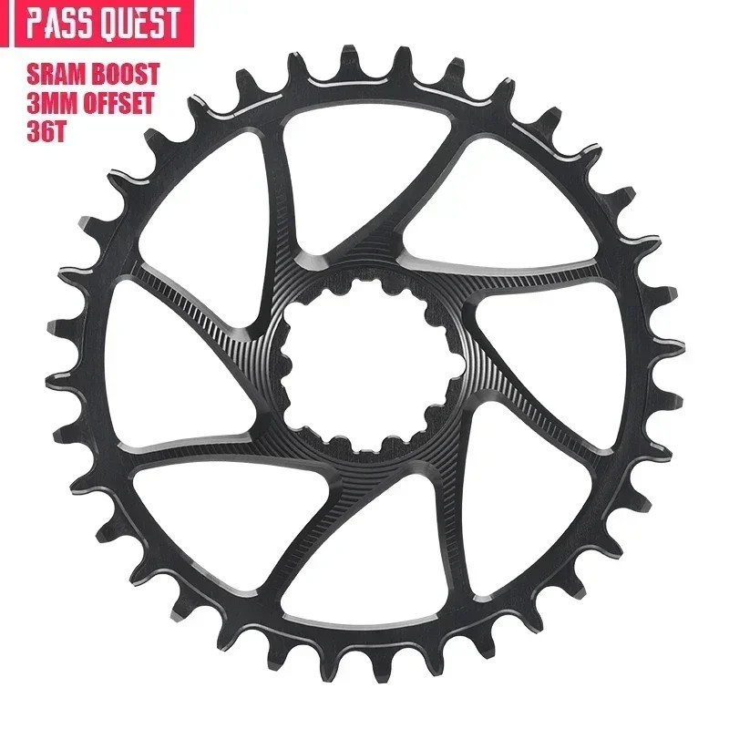 3mm Offset for Crankset Mountain Bicycle Narrow Wide Chainring 28-38T Chainwheel