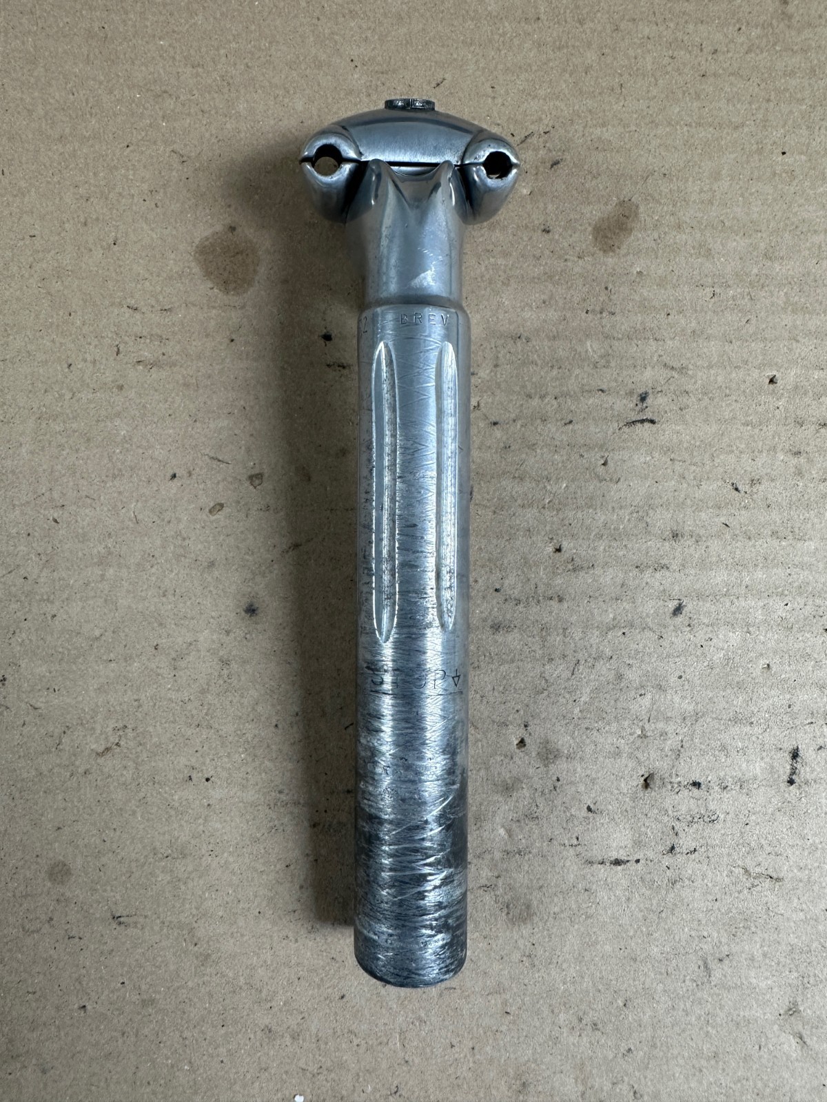 Vintage 70s Selle San Marco G.S. Special Fluted Seatpost, 27.2mm, 200mm