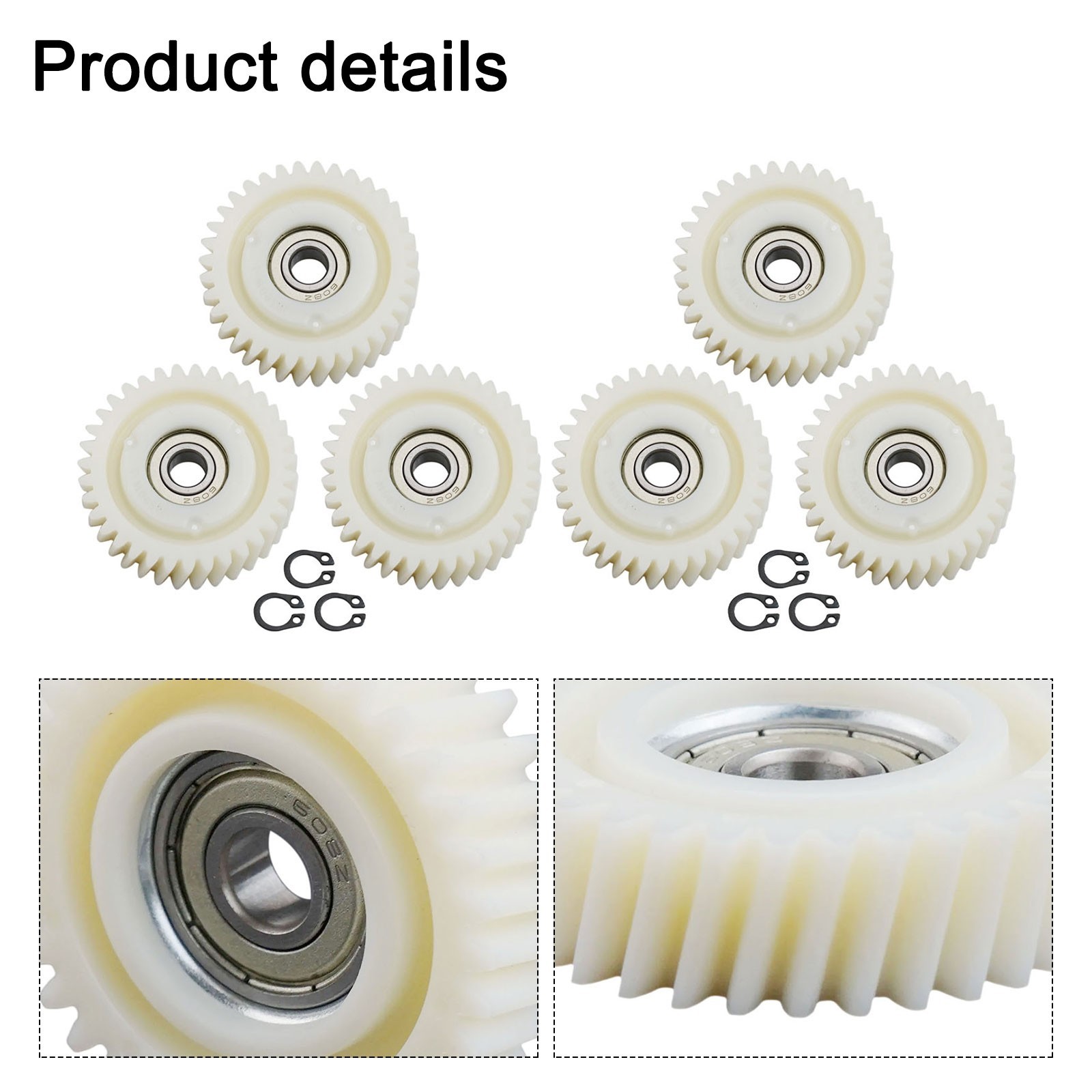Planetary Gear Hub Motor For E Bike 6PCS Nylon Gears With 608 Bearings