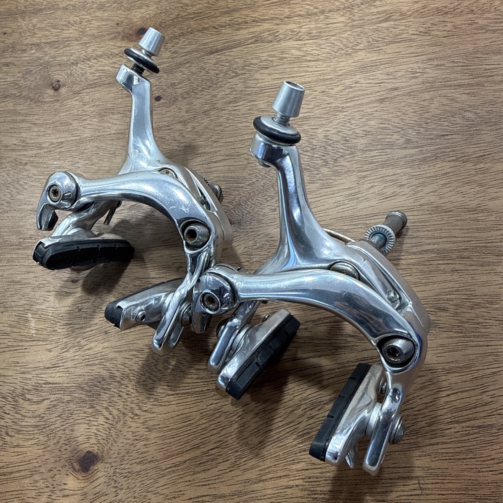 TEKTRO 521A Dual Pivot Road Bike Brake Caliper Set Silver