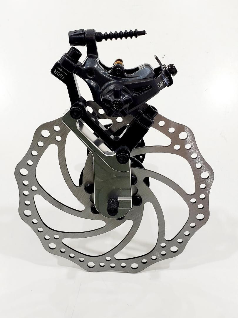 Bicycle ALUMINUM CNC DISC BRAKE ADAPTER WORKS ON FRONT AND REAR BIKE SIDE