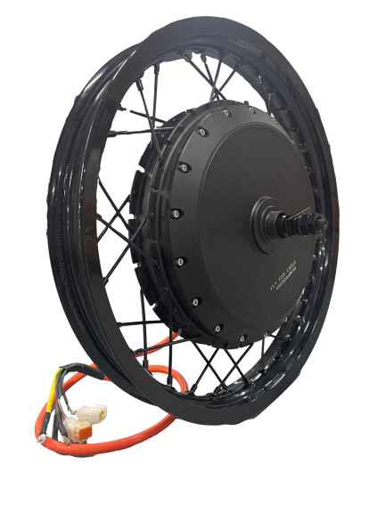 QS273/205 18/19″ 72v 8KW/5KW E-bike Rear Hub Motor Wheel with Customized colored