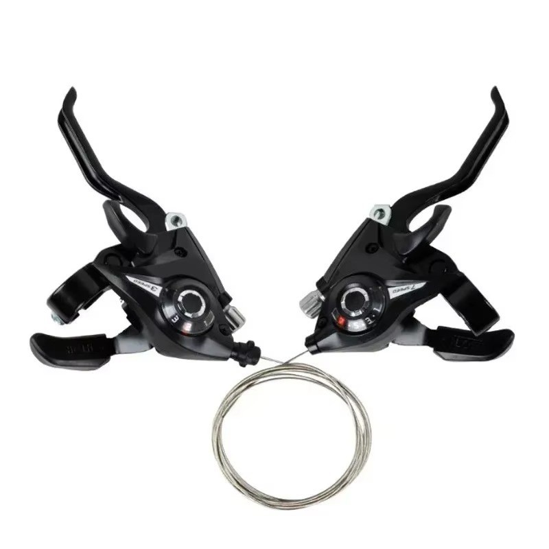Fit For Shimano Derailleurs 3×7 21 Speed Switch MTB Bicycle Shifter Levers Brake