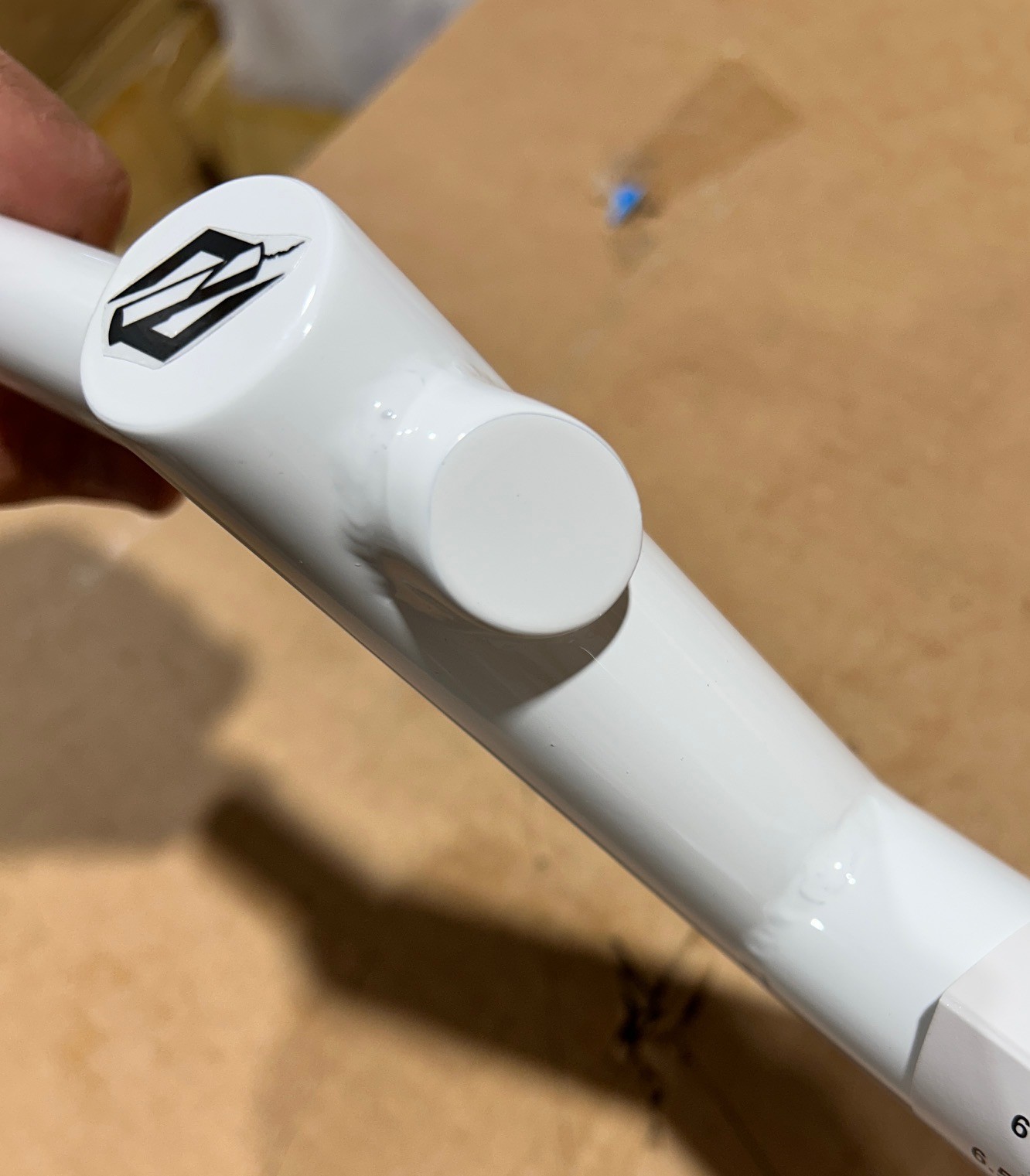 BMX – TNT BICYCLES 6 PIECE HANDLEBAR (7″ RISE) – WHITE (DISCOUNTED – SALE ITEM)