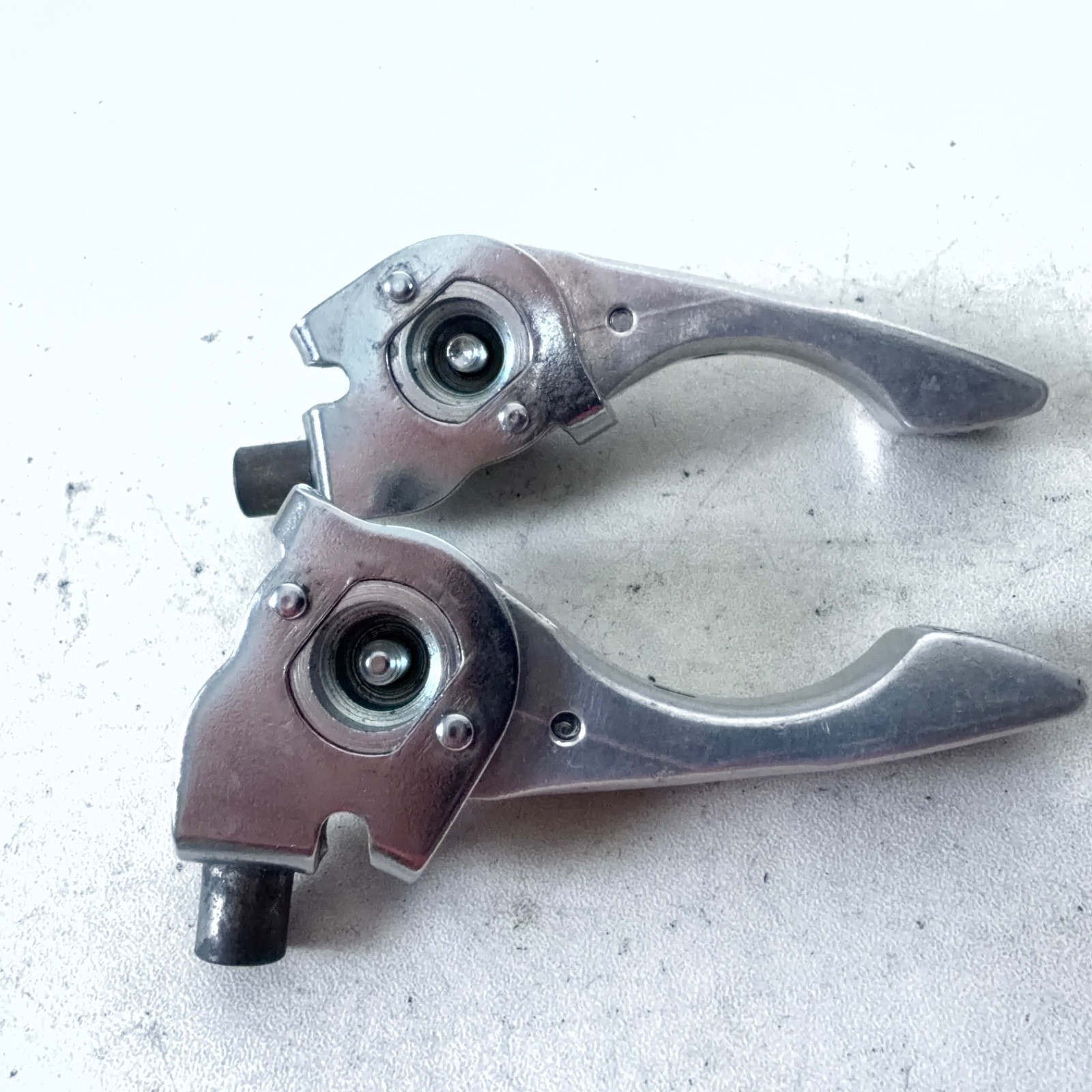 SUNTOUR POWER THUMB SHIFTER VINTAGE LD-2800 SET w/ BAR MOUNTS Ø22.2mm INDEX