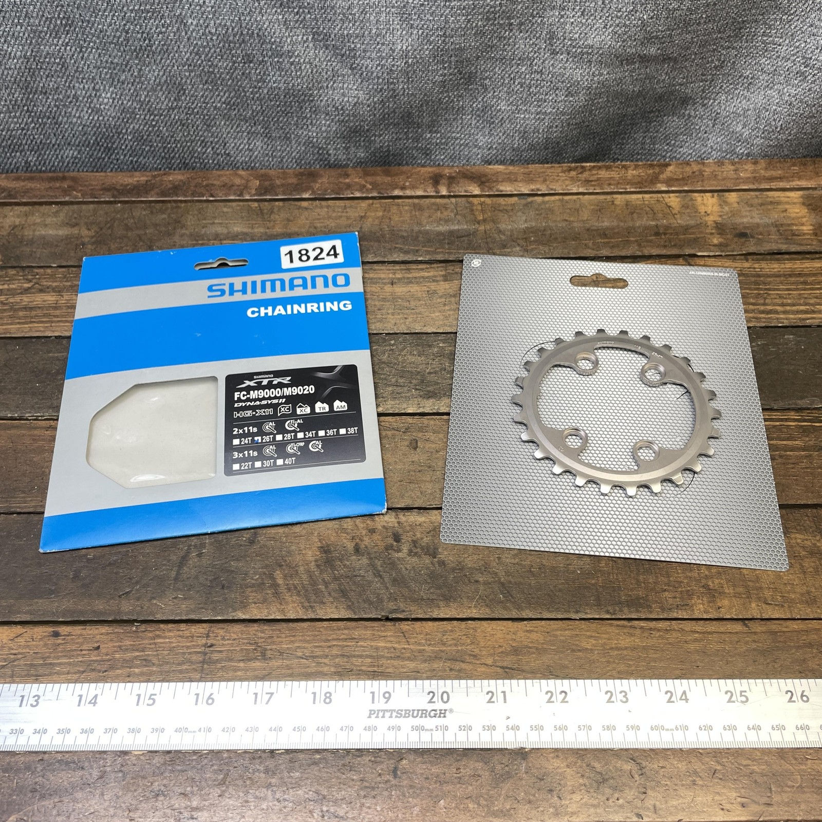 Shimano 26T Chainring XTR FC-M9000 4-Arm Asymmetrical 11 Speed MTB Mountain 26
