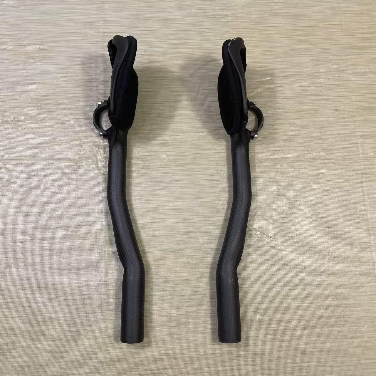 Carbon Fiber Aero Bars Triathlon TT Handlebar Road Bicycle Aero Handlebars 340mm