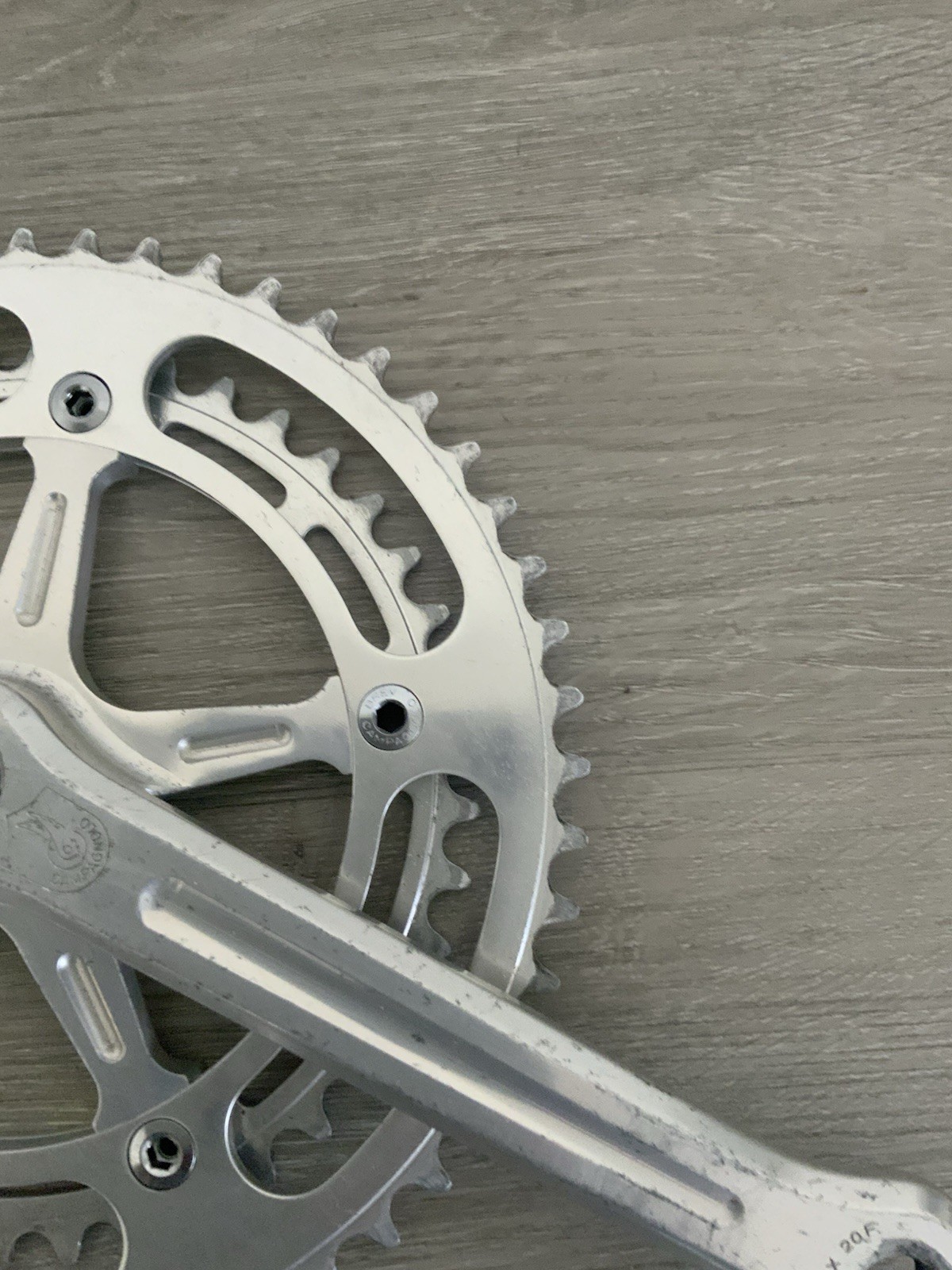 CAMPAGNOLO RECORD CRANKSET DOUBLE 52-42 TOOTH 170 MM ARMS