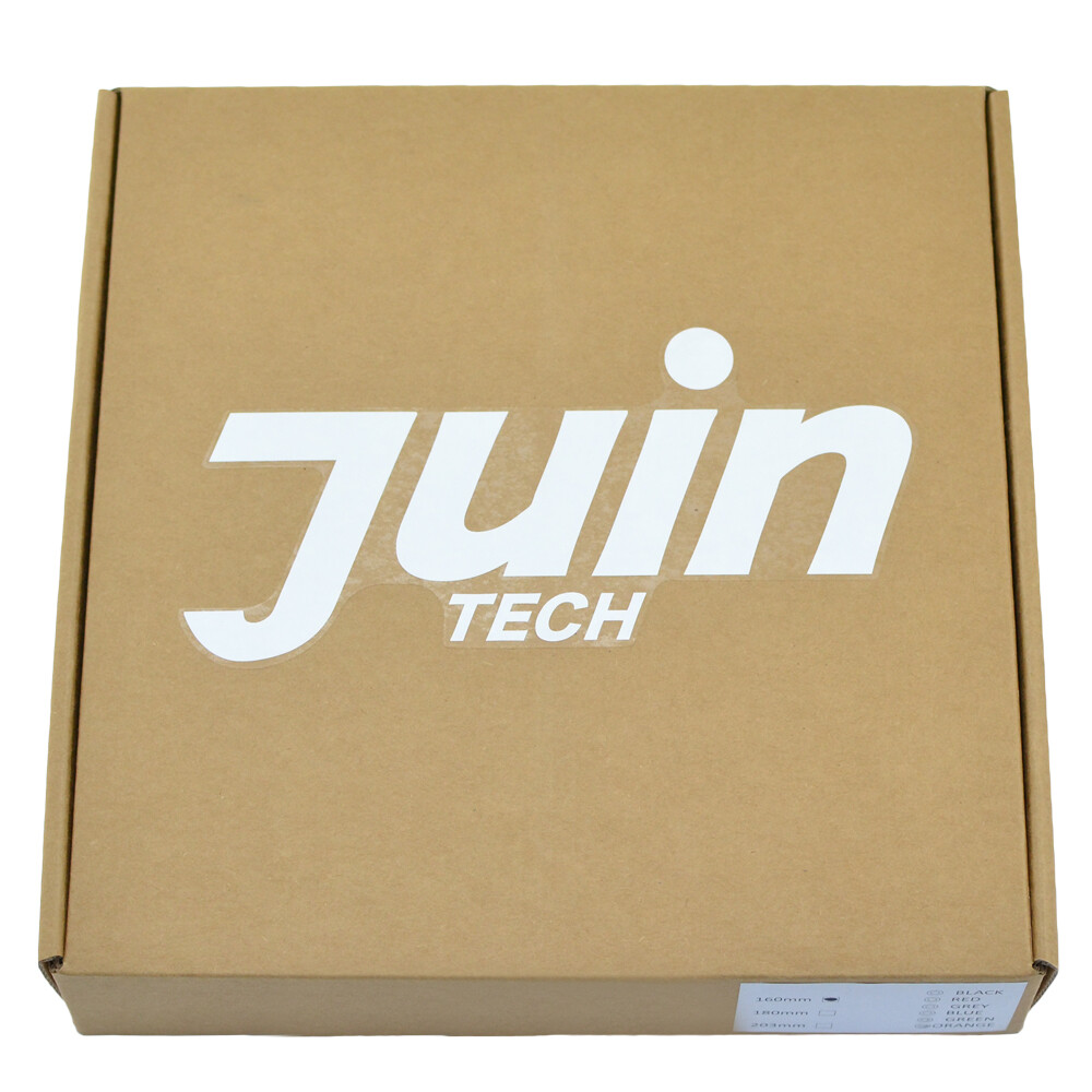 JUIN TECH DB1 MTB E-bike Hydraulic Dual-Piston Disc Brake Set w/160mm Rotor, BK