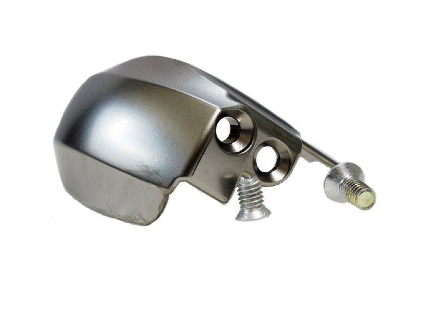 Shimano Dura-Ace ST-9001 Right Hand Lever Name Plate with Fixing Screw Silver