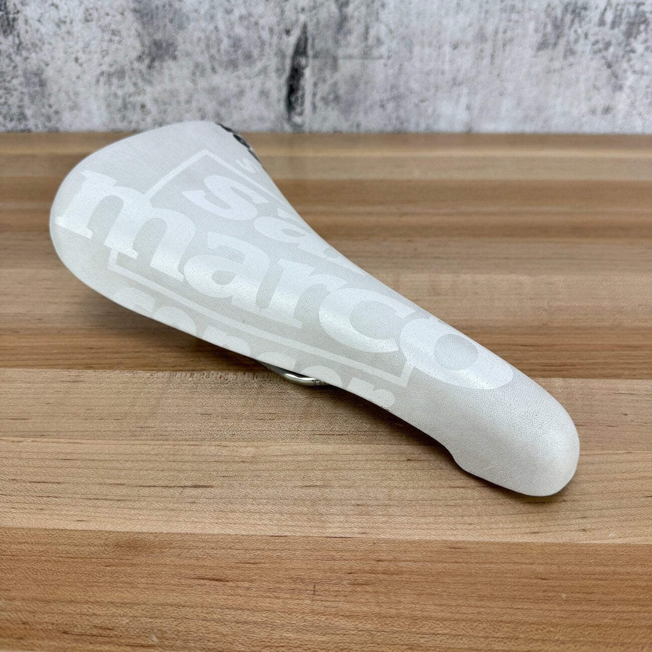 Selle San Marco Concor Light 128mm 7x7mm Titanum Rails White Bike Saddle 222g