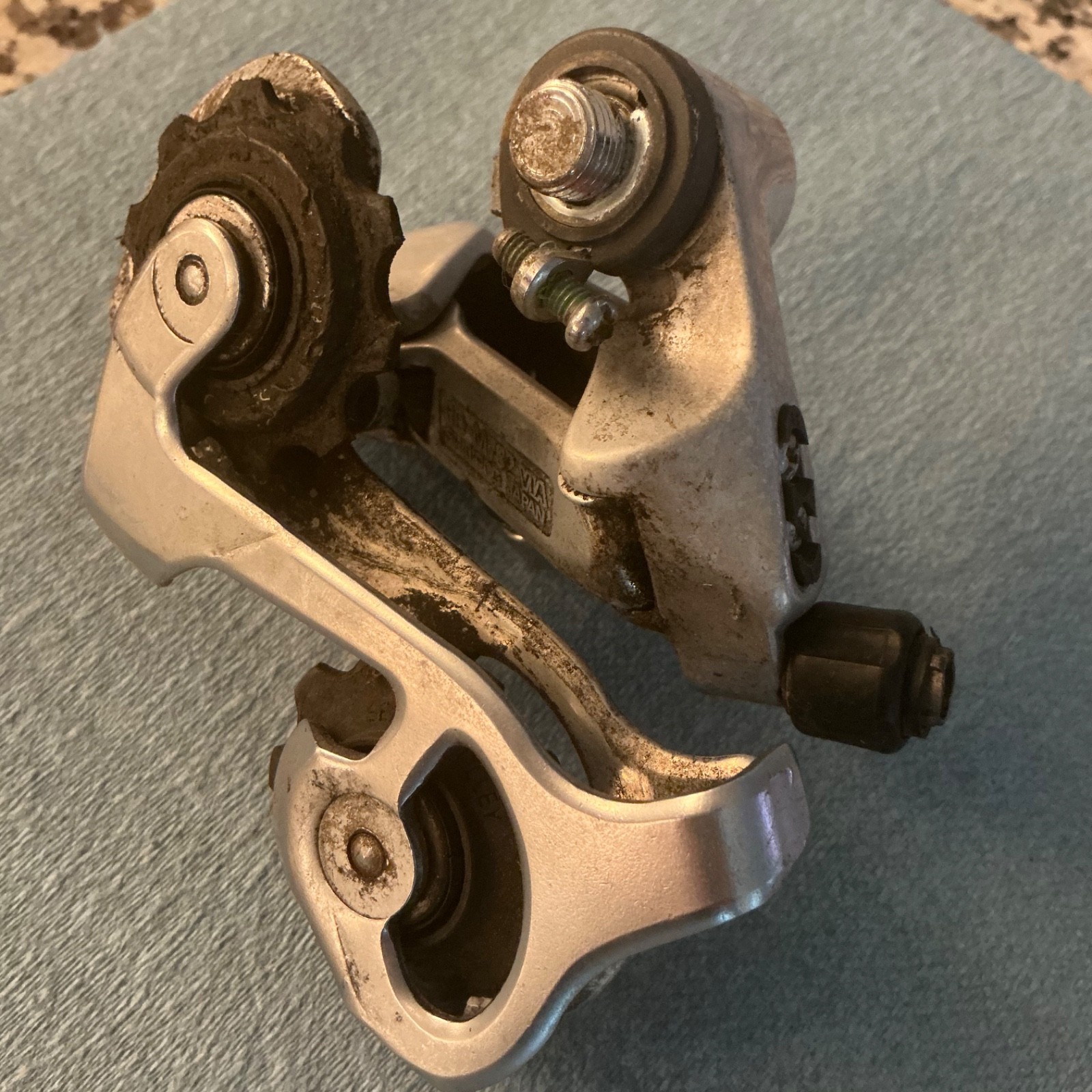 Vintage Shimano Deore XT RD-M732 Rear Derailleur SHORT Cage MTB Japan 7 Speed