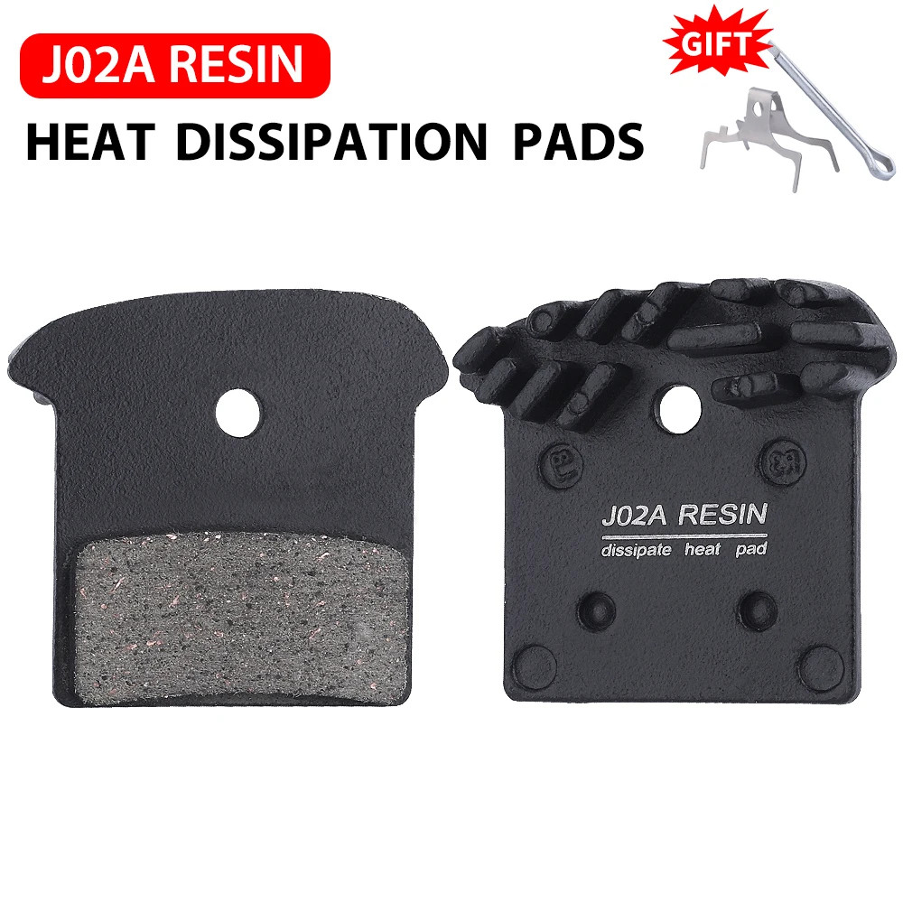 MTB Bike Disc Brake Pads J02A Resin Ice Tech Bicycle Hydraulic Brakes Pad Calipe
