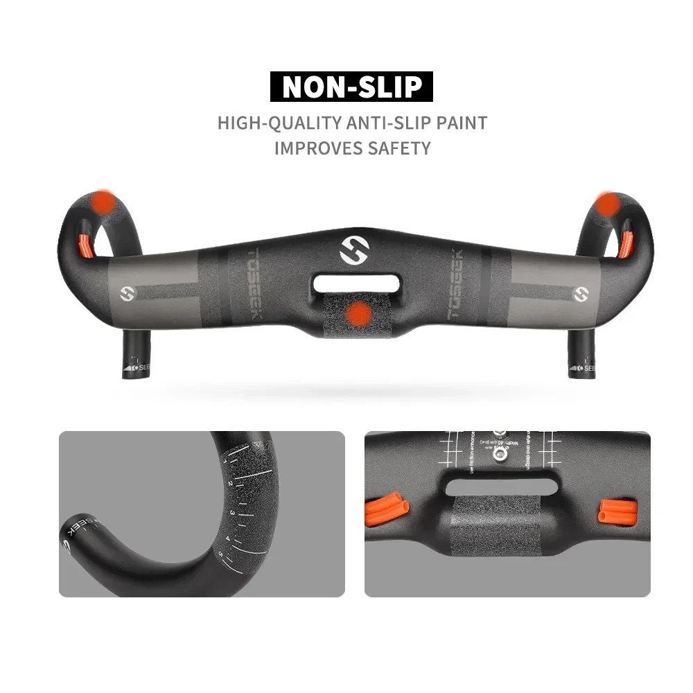 Carbon Fiber Road Bike Handlebar Inner Cable 31.8mm 400/420/440mm Matt