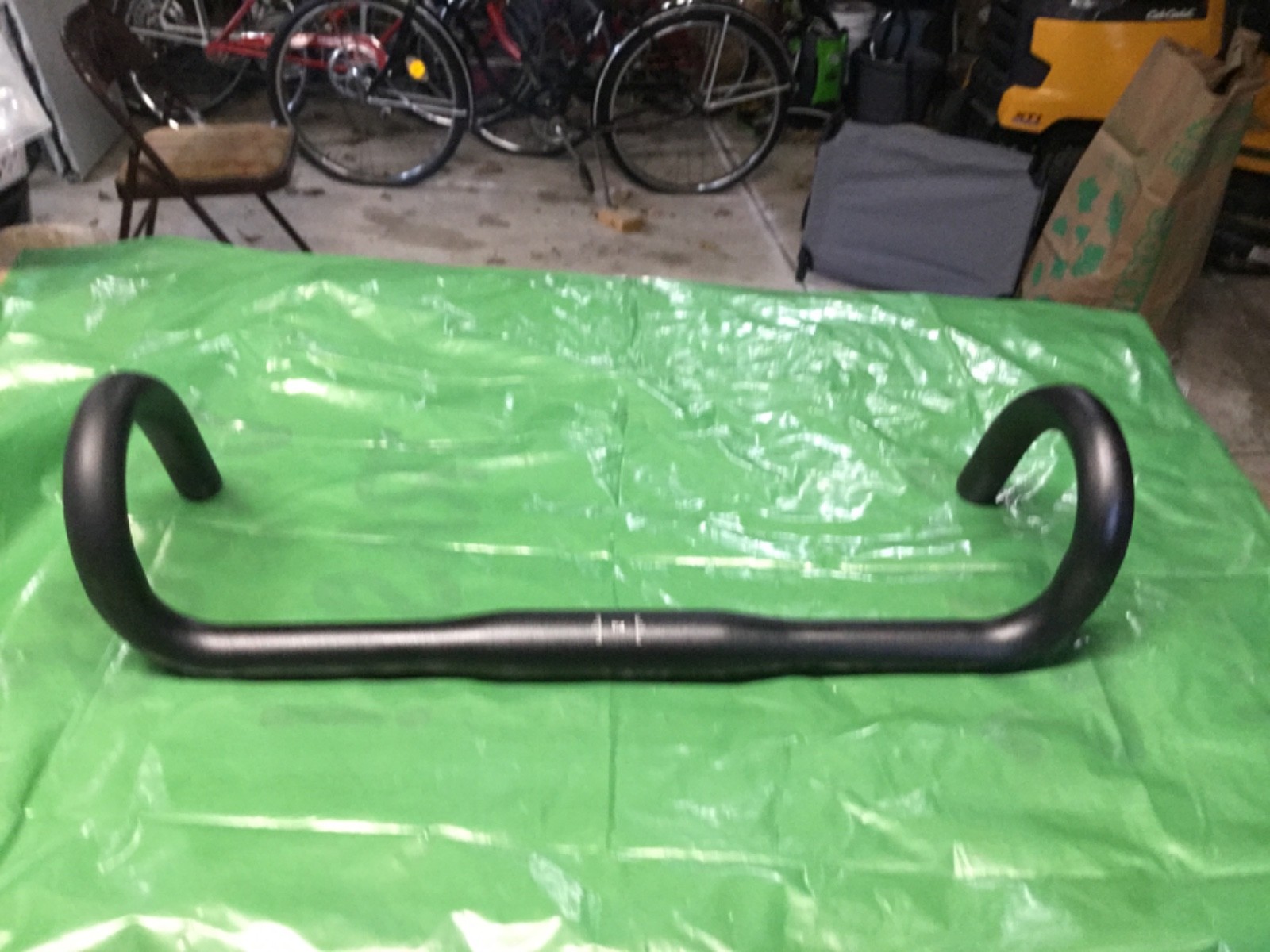 Road Bicycle Drop Handlebar 440mm width 31.8mm Aluminum Black Road Bike