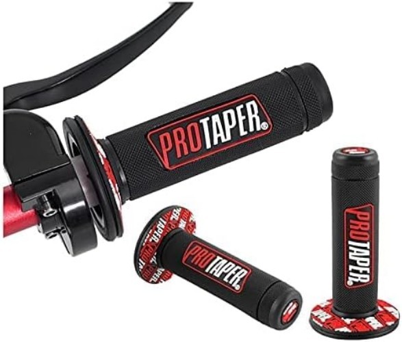 7/8″ Motorcross Handle Grips Dirt Bike 22mm 24mm Truster Grips Motorcycle Erg…