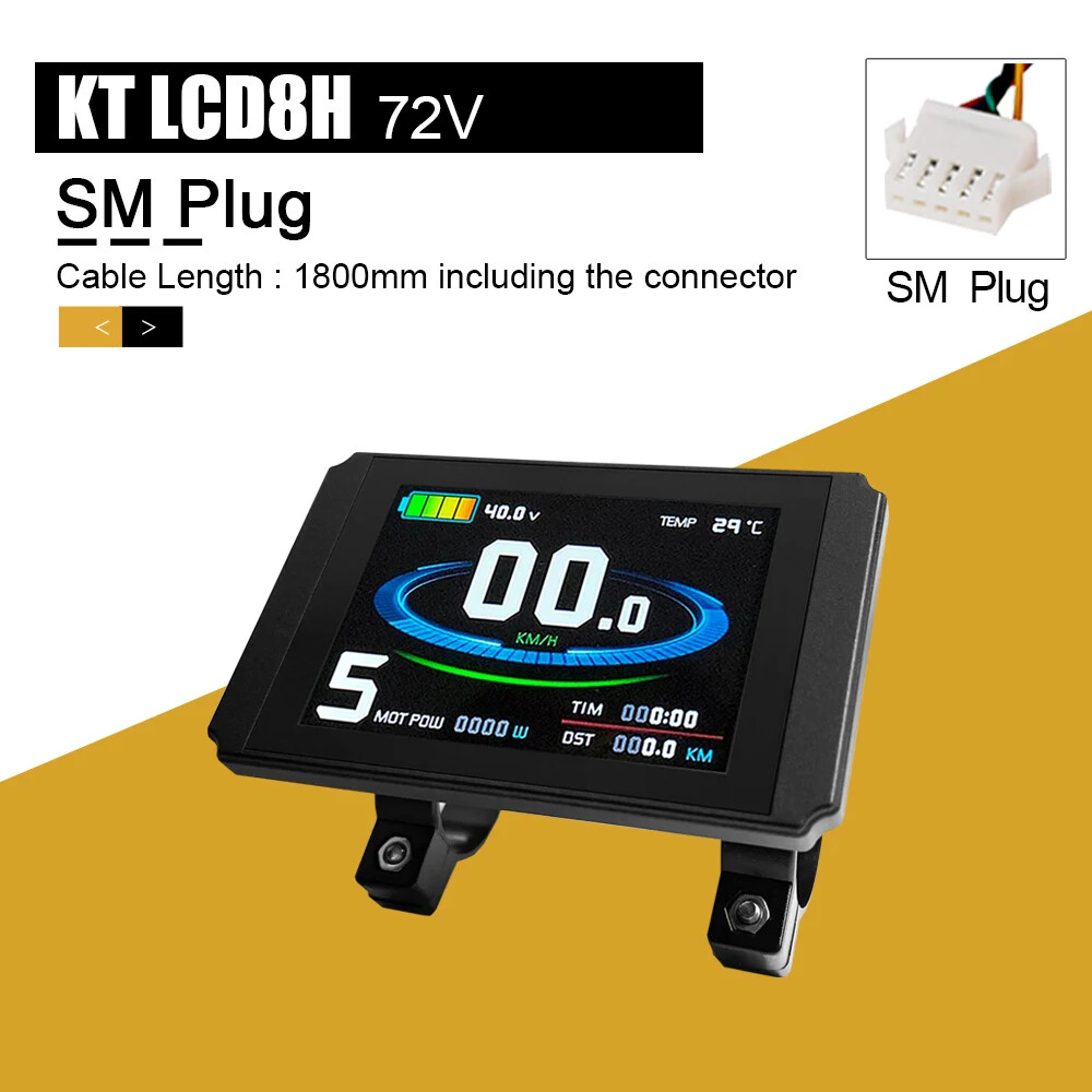 Electric Bicycle Color Display with USB 24V/36V/48V/52V/60V72V E-bike Display