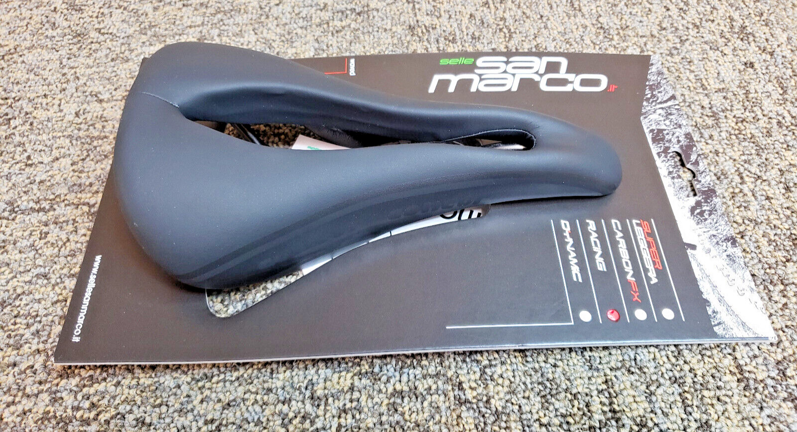 New In Box Selle San Marco Saddle Concor RACING Black 235x145mm MICROFEEL 203GR.