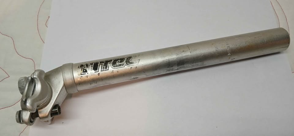 Titec Aluminum 27.0 Seat Post Micro Adjust Alloy 220g Road Bike MTB GOOD!!!