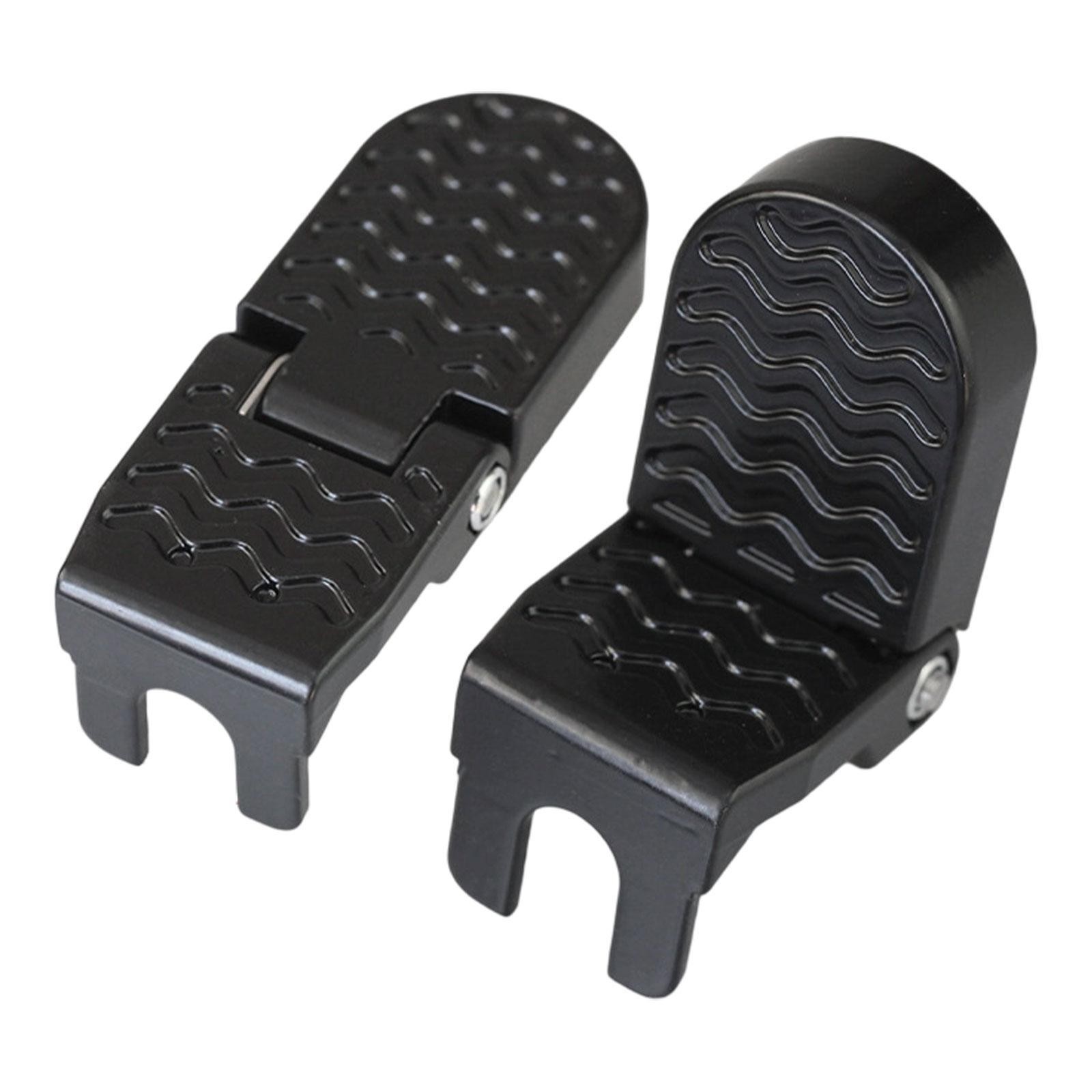 2x Bike Rear Pedals E Bike Foot Pegs for Passenger Folding Bicycle Foot Peg for