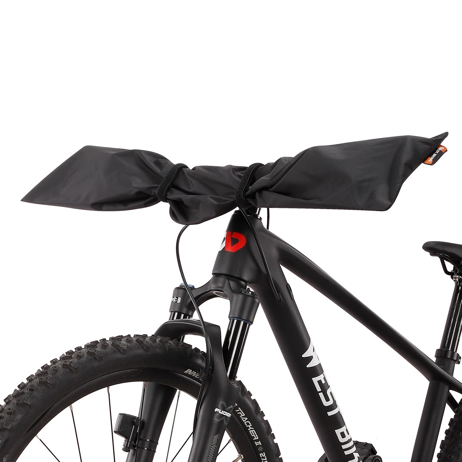 WEST BIKING Waterproof Dustproof Mountain Bike Handlebar Protector Cover Black