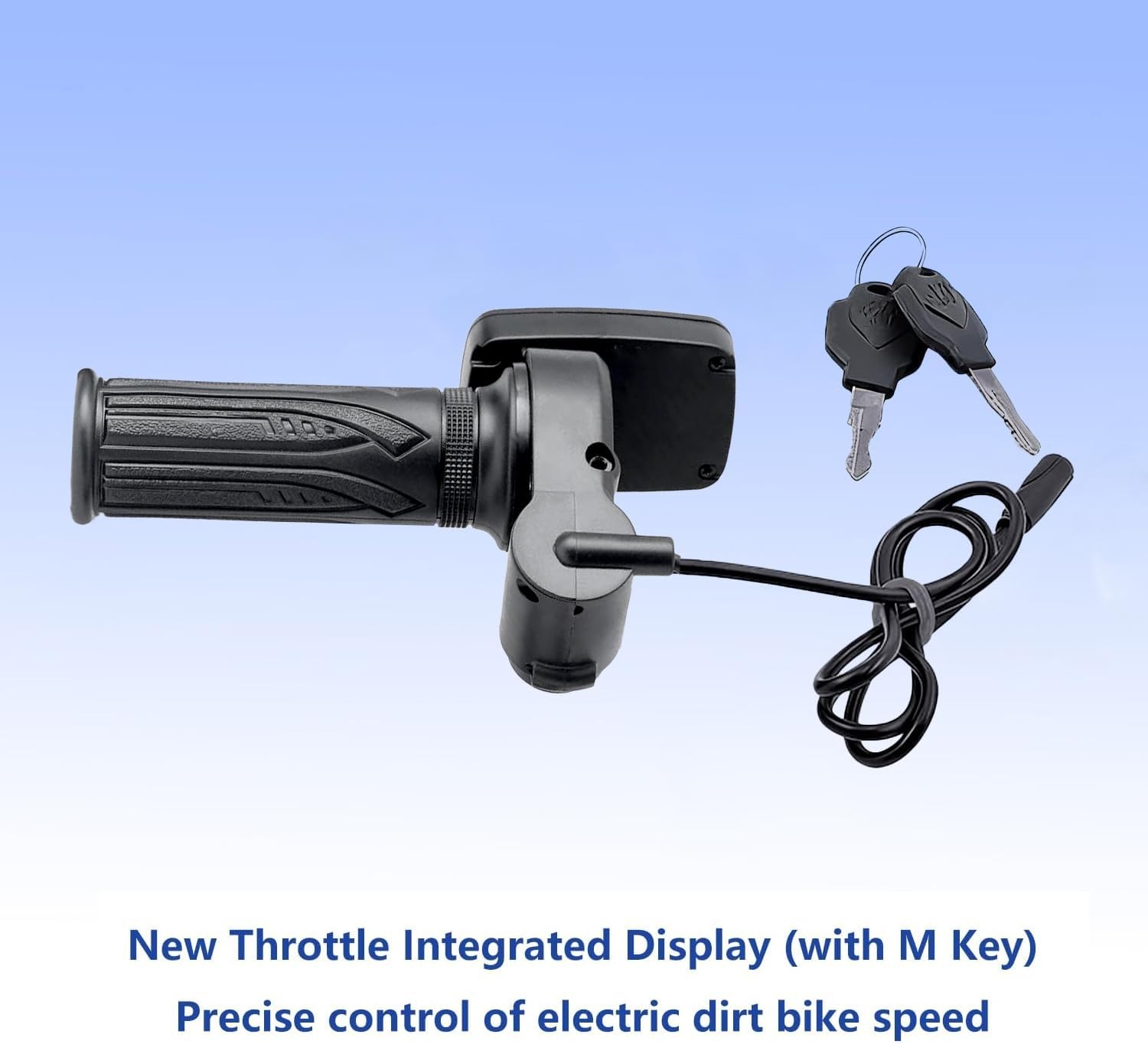 Throttle for Tuttio Soleil 01 Electric Dirt Bike, 48V LCD Display with M Key