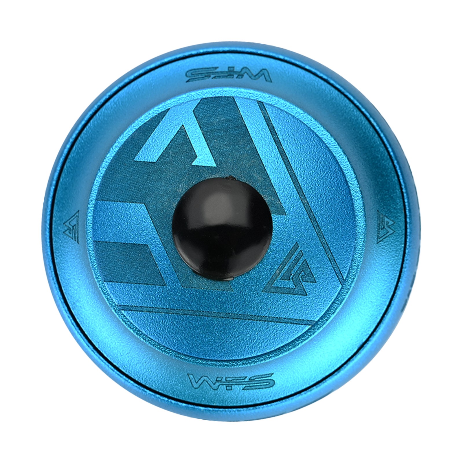 WFS NV.73 1 Inch CNC Alloy Threadless Headset with Top Cap , Blue