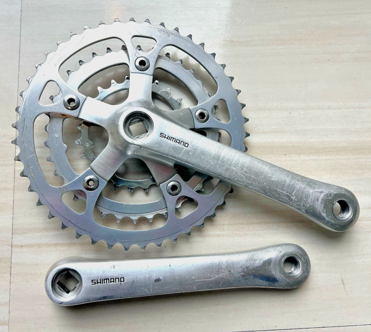 Shimano Deore XT FC-M730 Crankset 170mm Triple 3x MTB