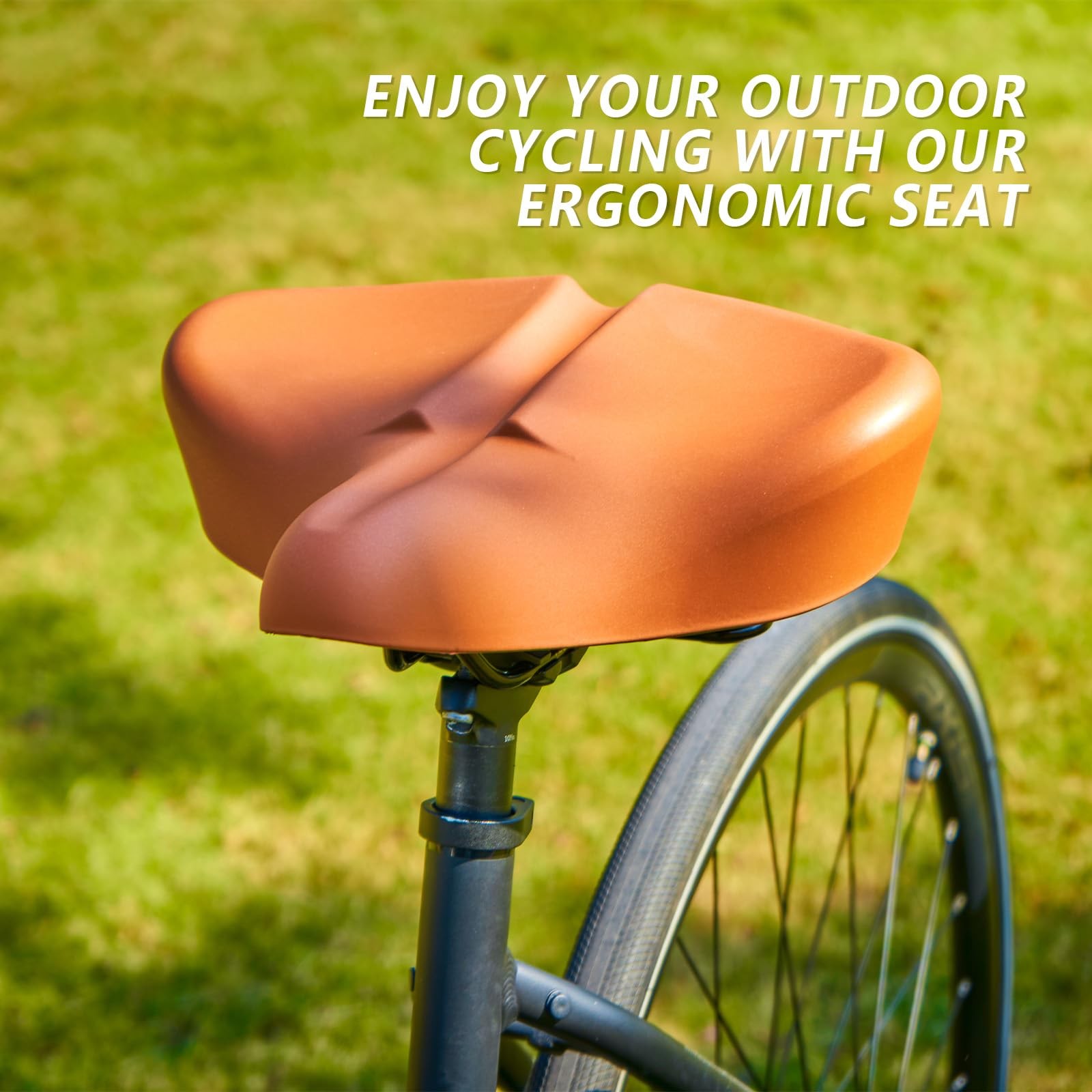 Noseless Bike Seat Cushion for Men & Women – Extra Padding & Wide Saddle Suit…