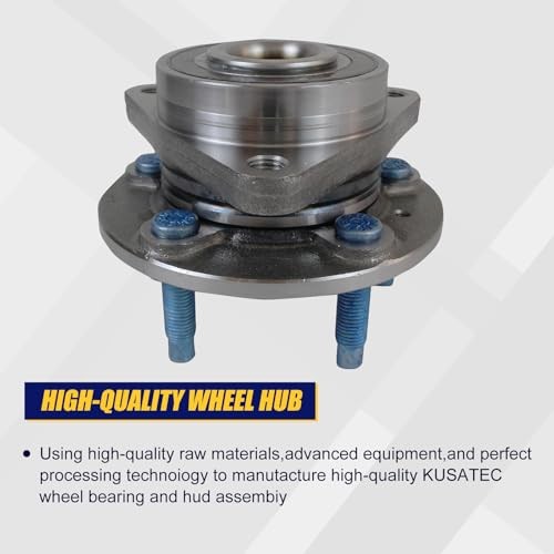 513315 Front 2pcs Wheel Bearing and Hub Assembly Compatible with Chevrolet