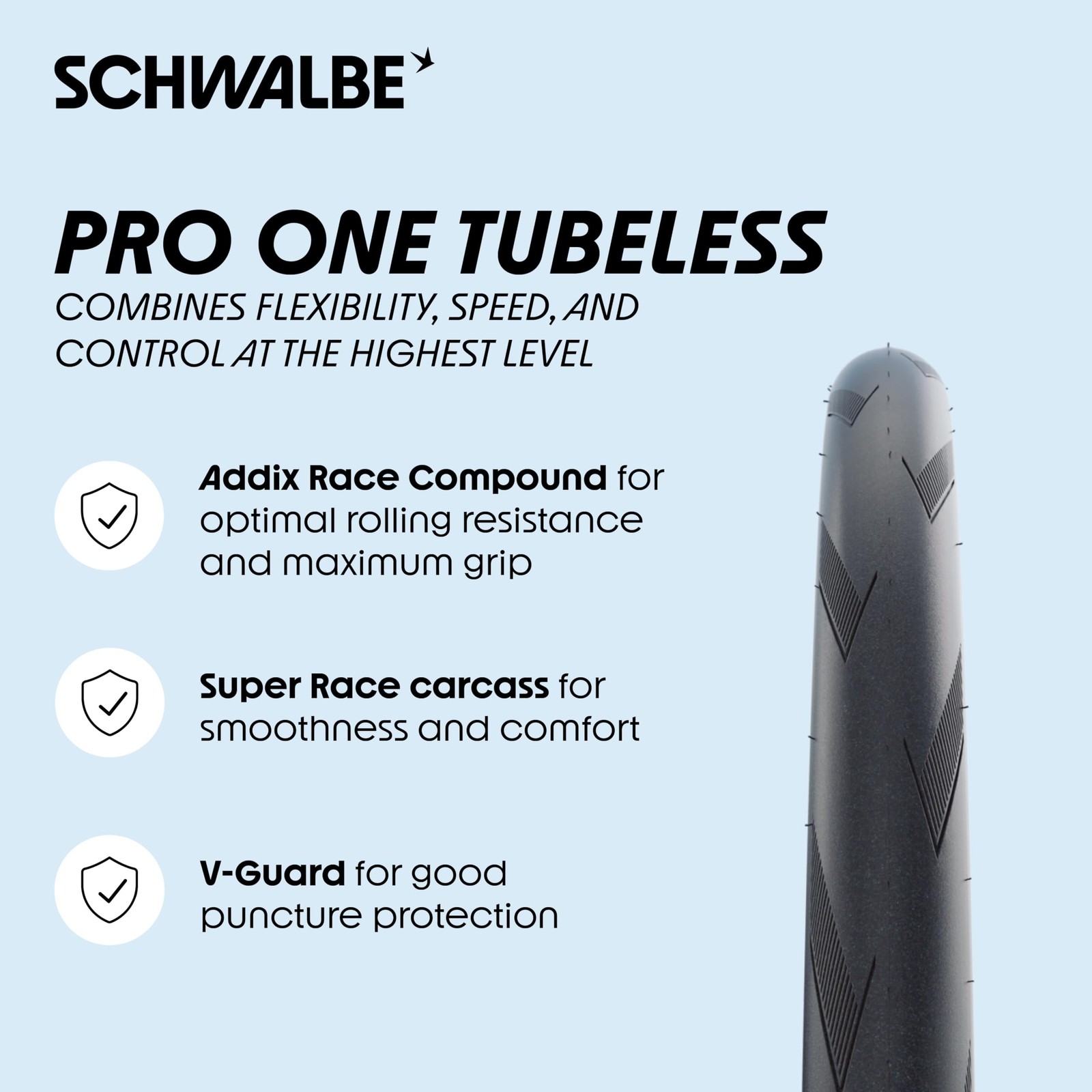 Schwalbe Pro One TLE Evo Faltreifen // 28-622 (700x28C) Super Race Transp. Skin