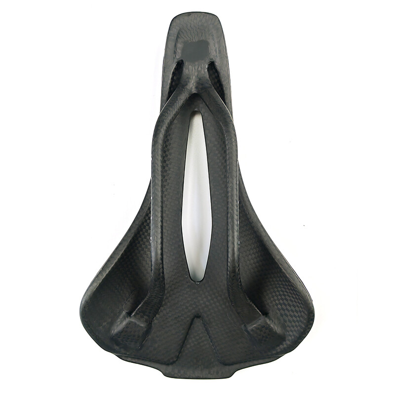 Carbon Fiber Saddle Leather Mountian Road Bike Seat 7×9 Oval Rail 250*140mm 115g
