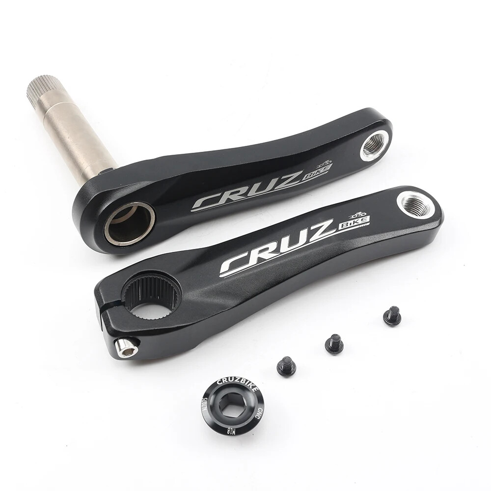 MTB Child Bike Crank Arm 89-150mm Kids Folding Bicycle Crank for 9-12 Speed