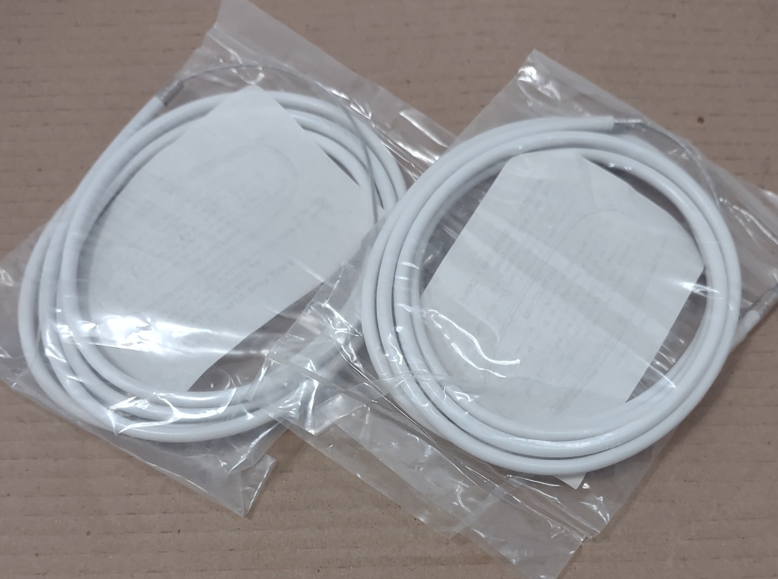 New VIntage Bike Shift Cable Cables Pair White