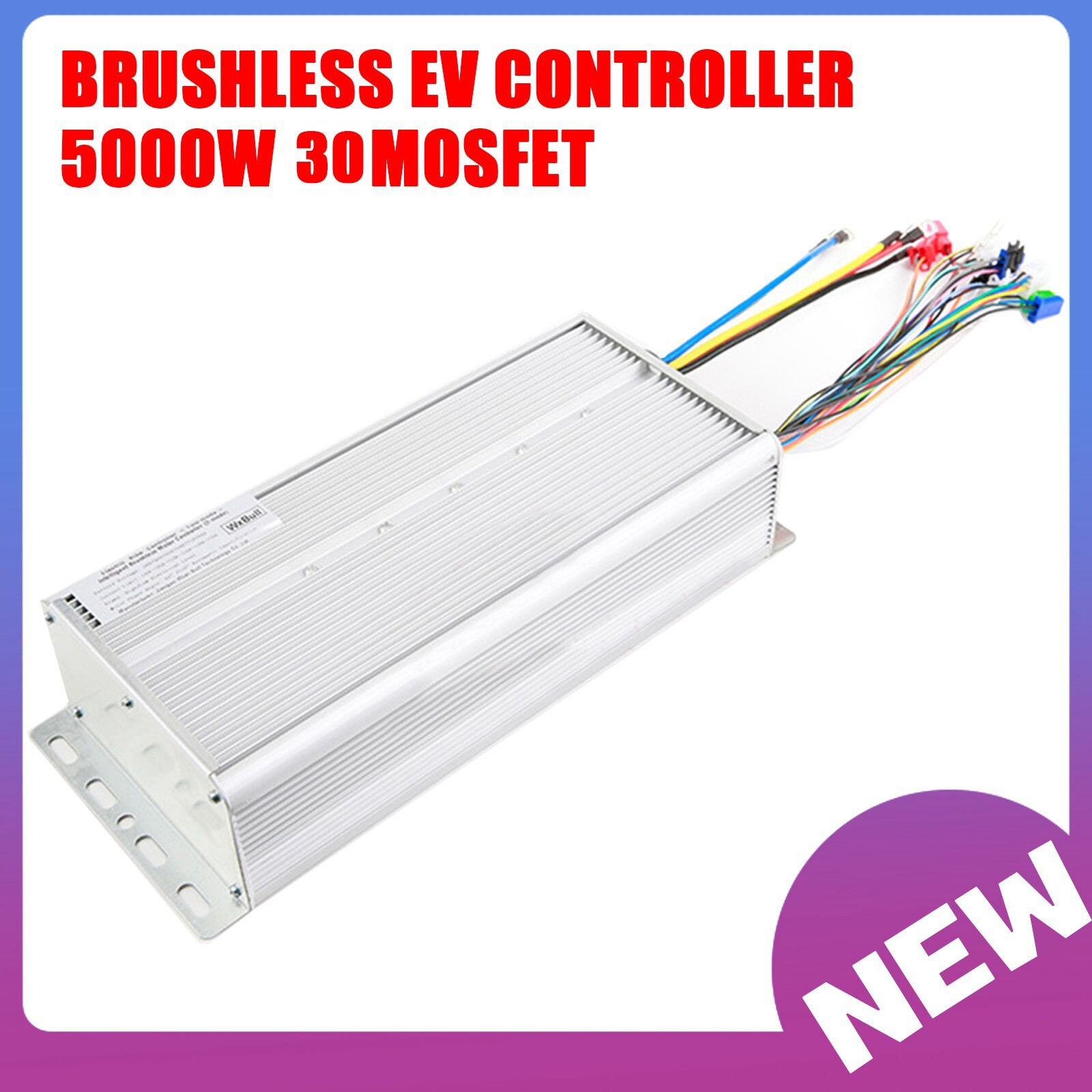 Brushless EV Speed Controller 5000W 48V-72V 100A 30 MOSFET For E-Bike E-Scooter