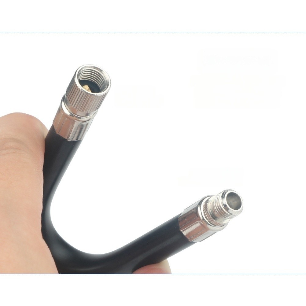 16cm For PRESTA Pump Extension Tube with Brass Connector for Bicycle Inflation