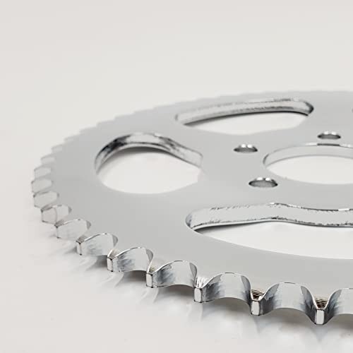 51 Tooth Belt-to-Chain Drive Conversion 5-Spoke Rear Chrome Sprocket with