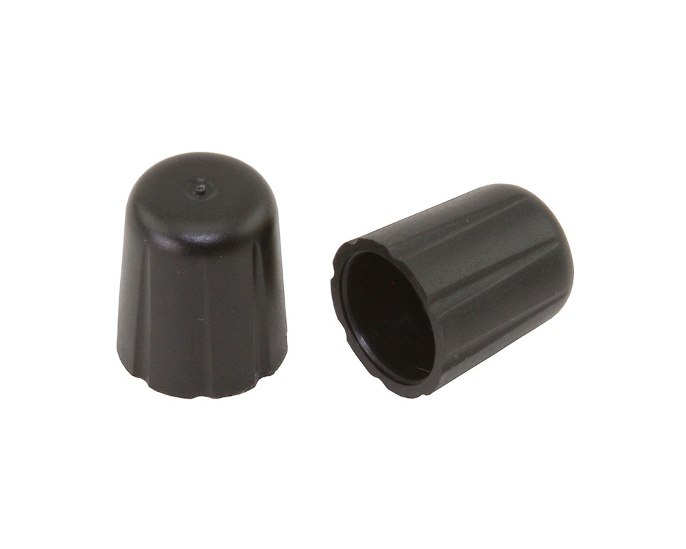 Two Bike Axle Nut Guard 2pcs Black PVC Universal Bicycle Axle Bolt Cap Cover