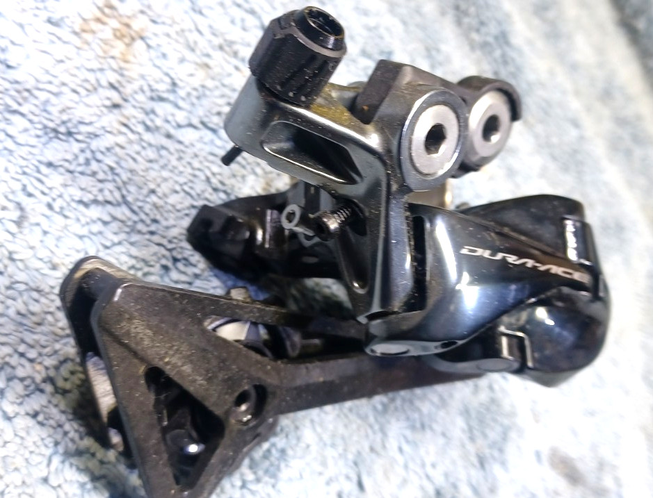 VGC, used, Shimano Dura Ace RD-R9100, 11 Speed, Cable Shift Rear Derailleur