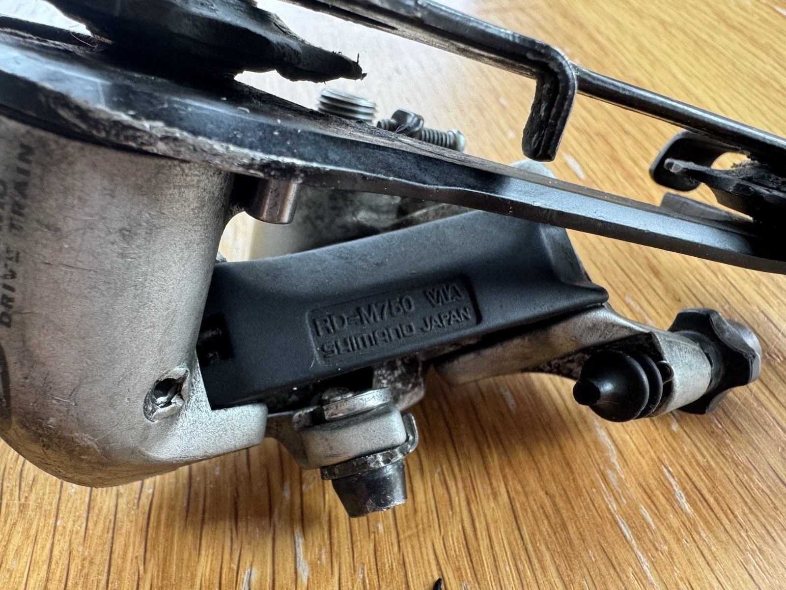Shimano Deore XT RD-M750 Rear Derailleur 9-Speed SGS Long Cage Vintage 90s MTB