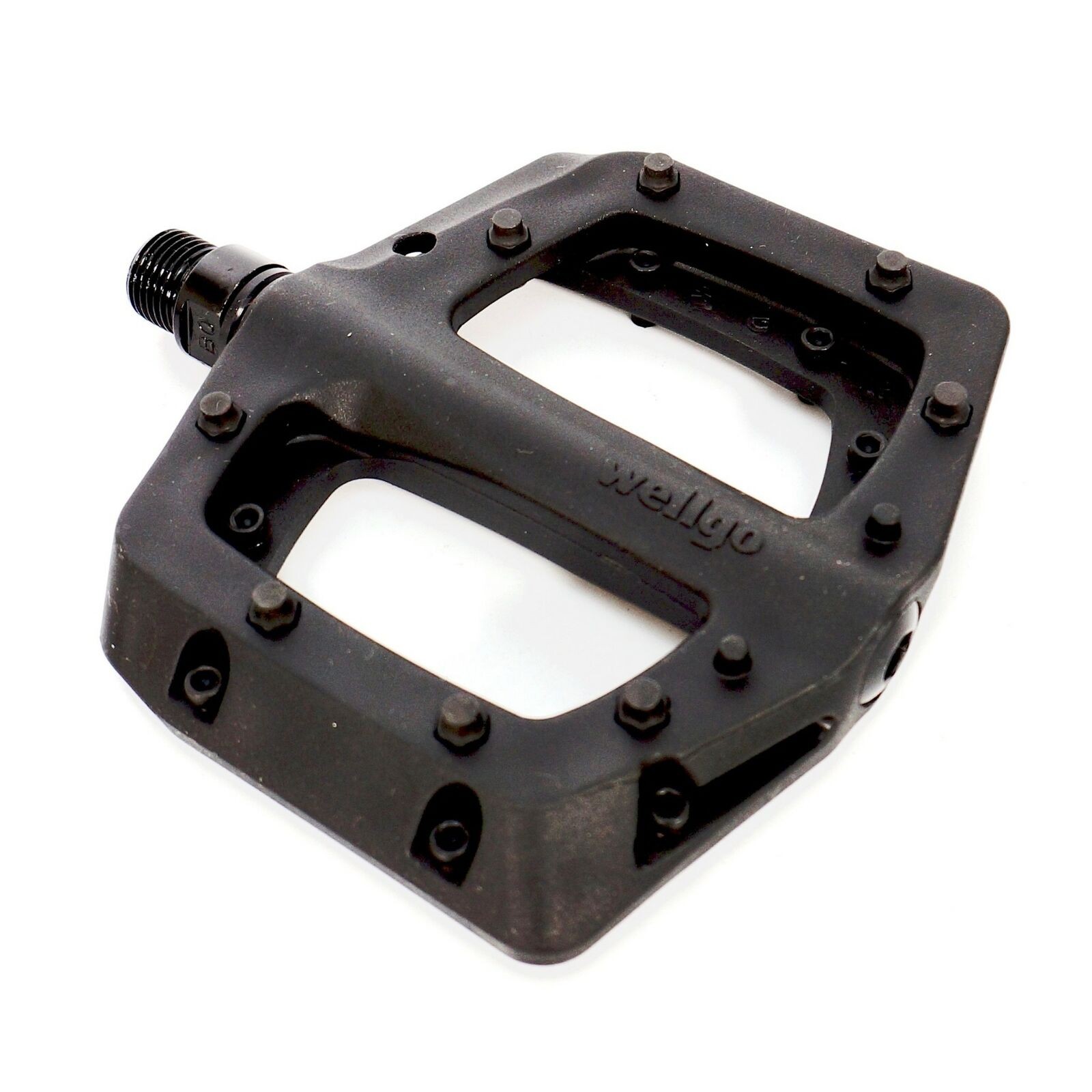 Wellgo 9/16″ Nylon Composite Flat Platform Pedals BMX MTB Bicycle 16-Pin Sealed