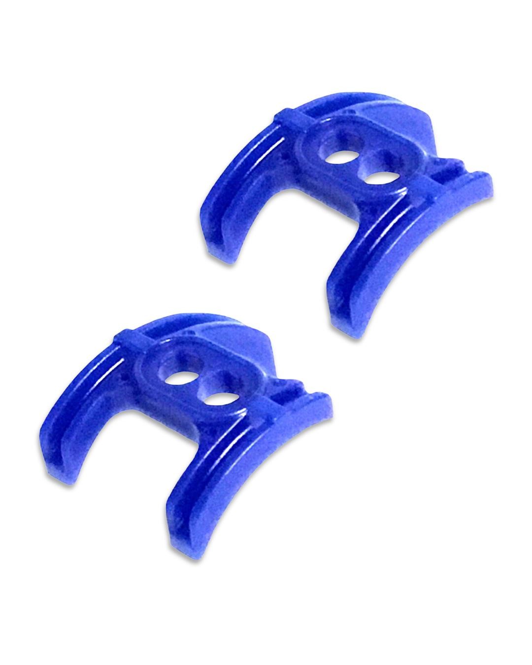 Lot of 2 Shimano SM-SP18-M Bottom Bracket Double Cable Guides Blue No Bolt
