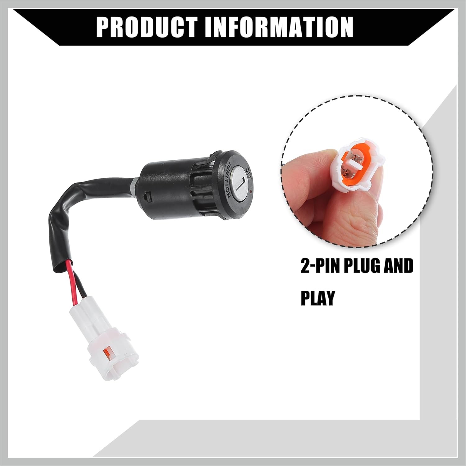Front/Electric Dirt Bike Key Set for Sur Ron x for Sur Ron S/Ignition Key Switch