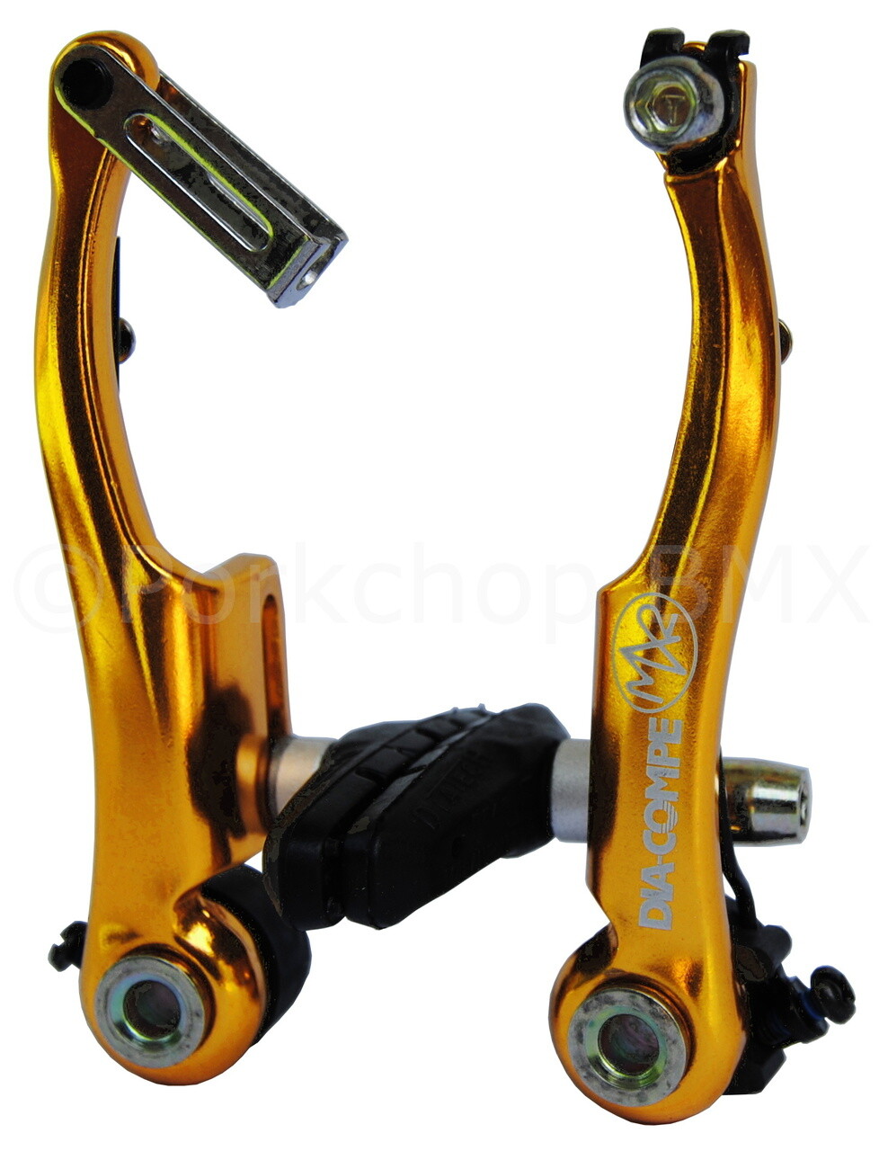 Dia-Compe MX2 bicycle BMX V-brake caliper – GOLD ANODIZED