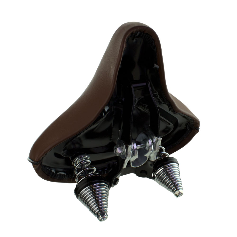 NEW! Standard Vinyl Beach Cruiser Large Saddle Bicycle Seat 209 Bike Seat Brown