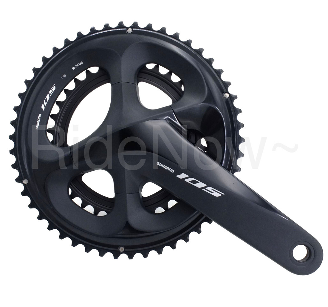 Shimano 105 FC-R7000 Bike Crank Set 165/170/172.5/175 50/34,52/36,53/39T Black