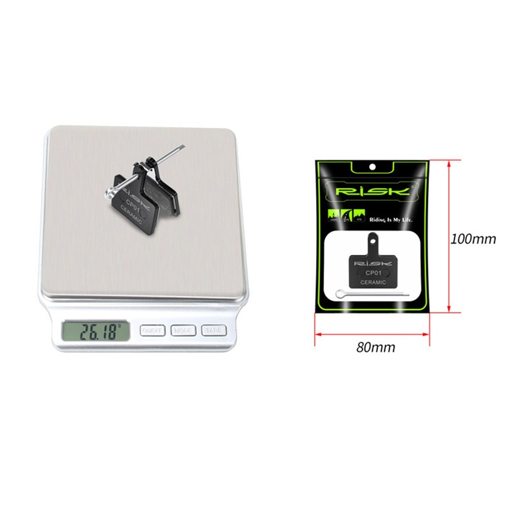 Brand New Bike Ceramic Lining Brake Pads 10*8*1 Cm 27g Black Back Panel