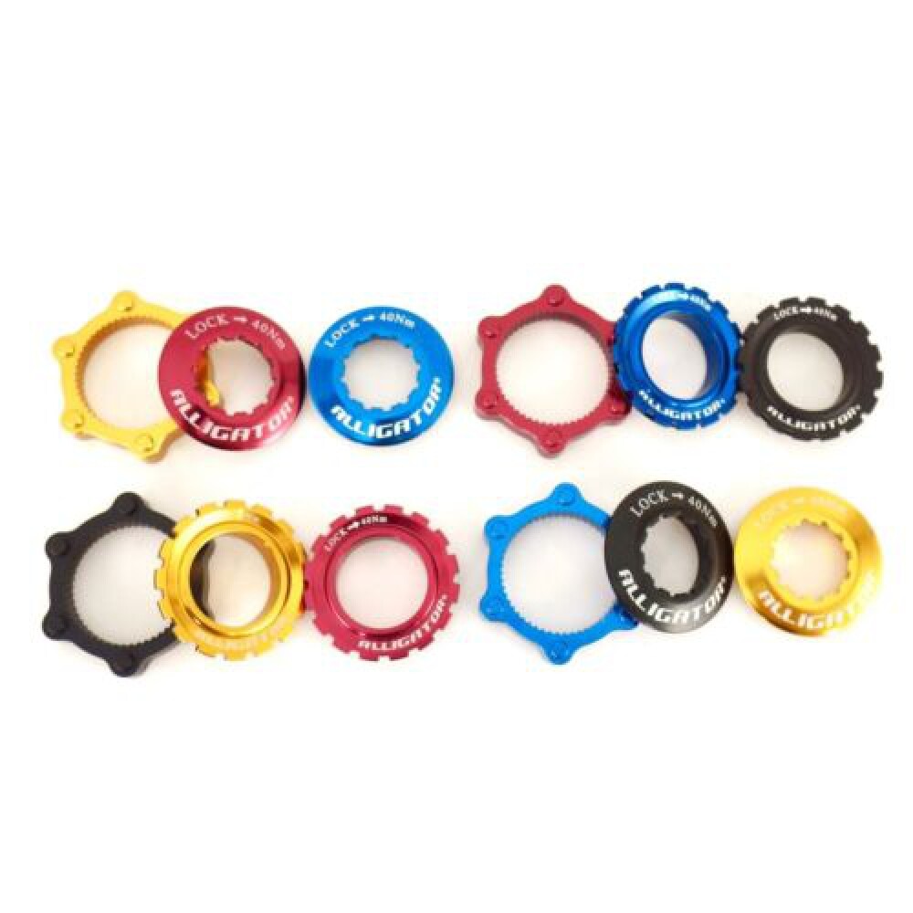 Alligator 6 Bolt to Centerlock Bike rotor adaptor fit Shimano hub 9/15/20 axle